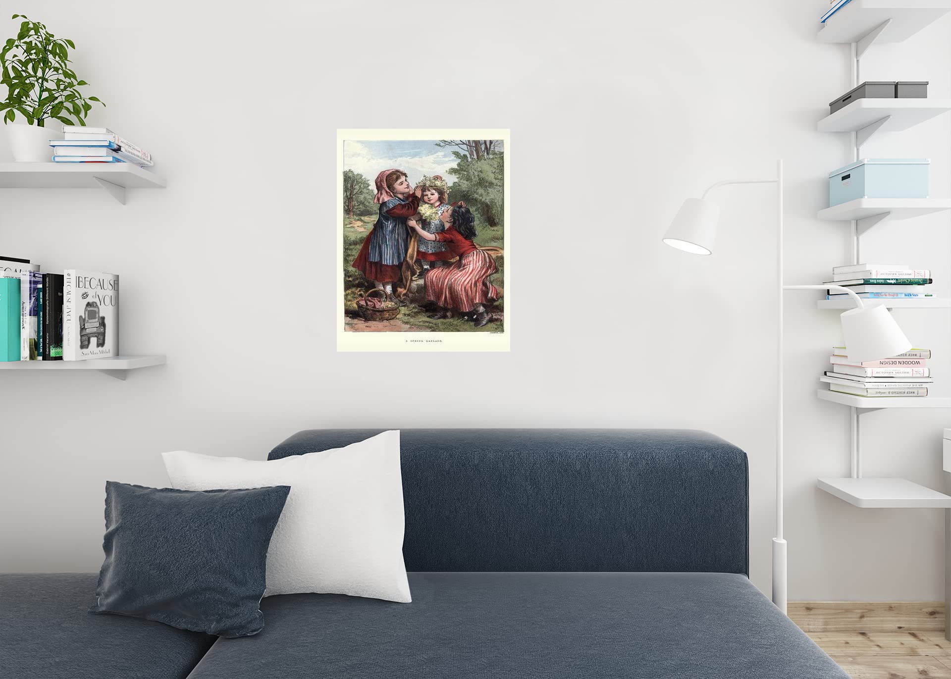 USAヴィンテージ 女の子のアート 1960s Kitsch Woman Painting - Etsy